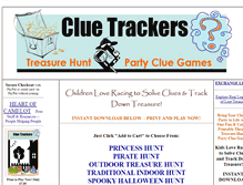 Tablet Screenshot of cluetrackers.com